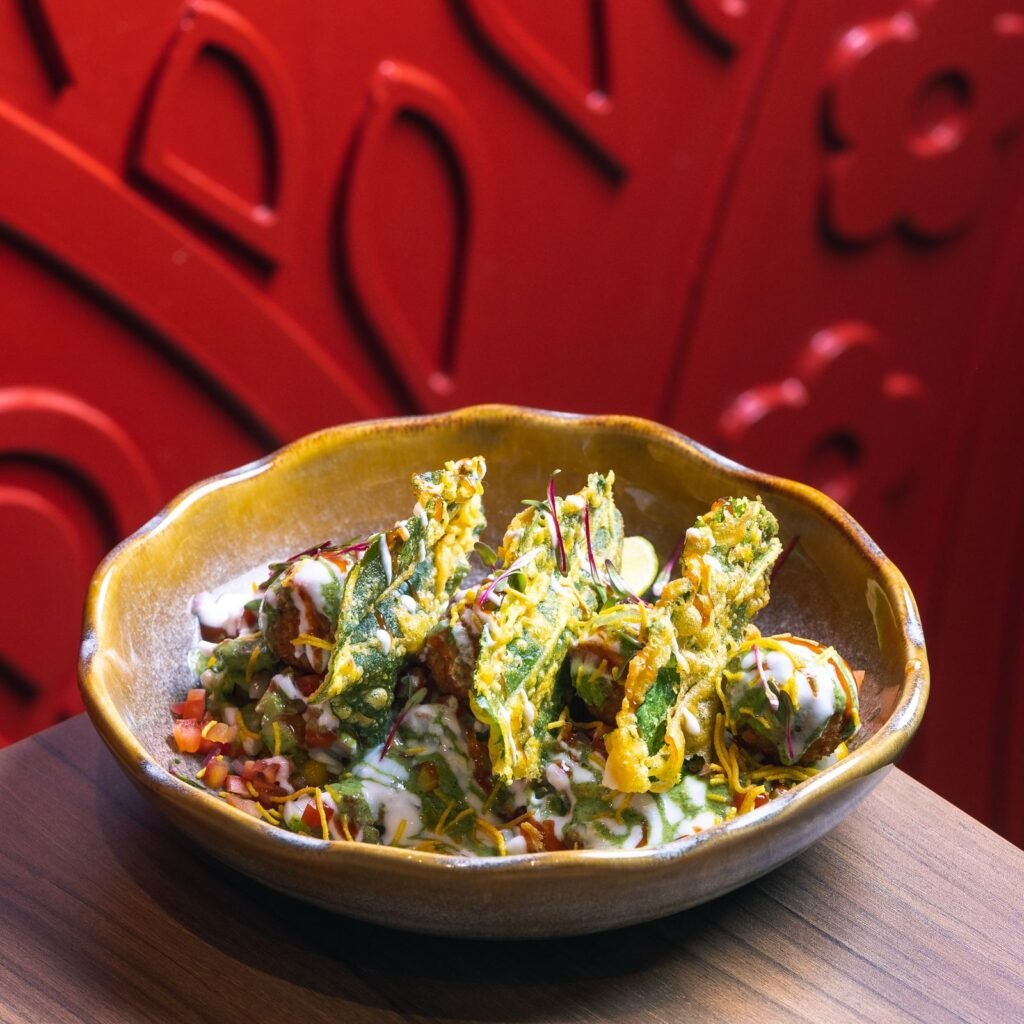 Palak Patta Dahi Kofta Chaat